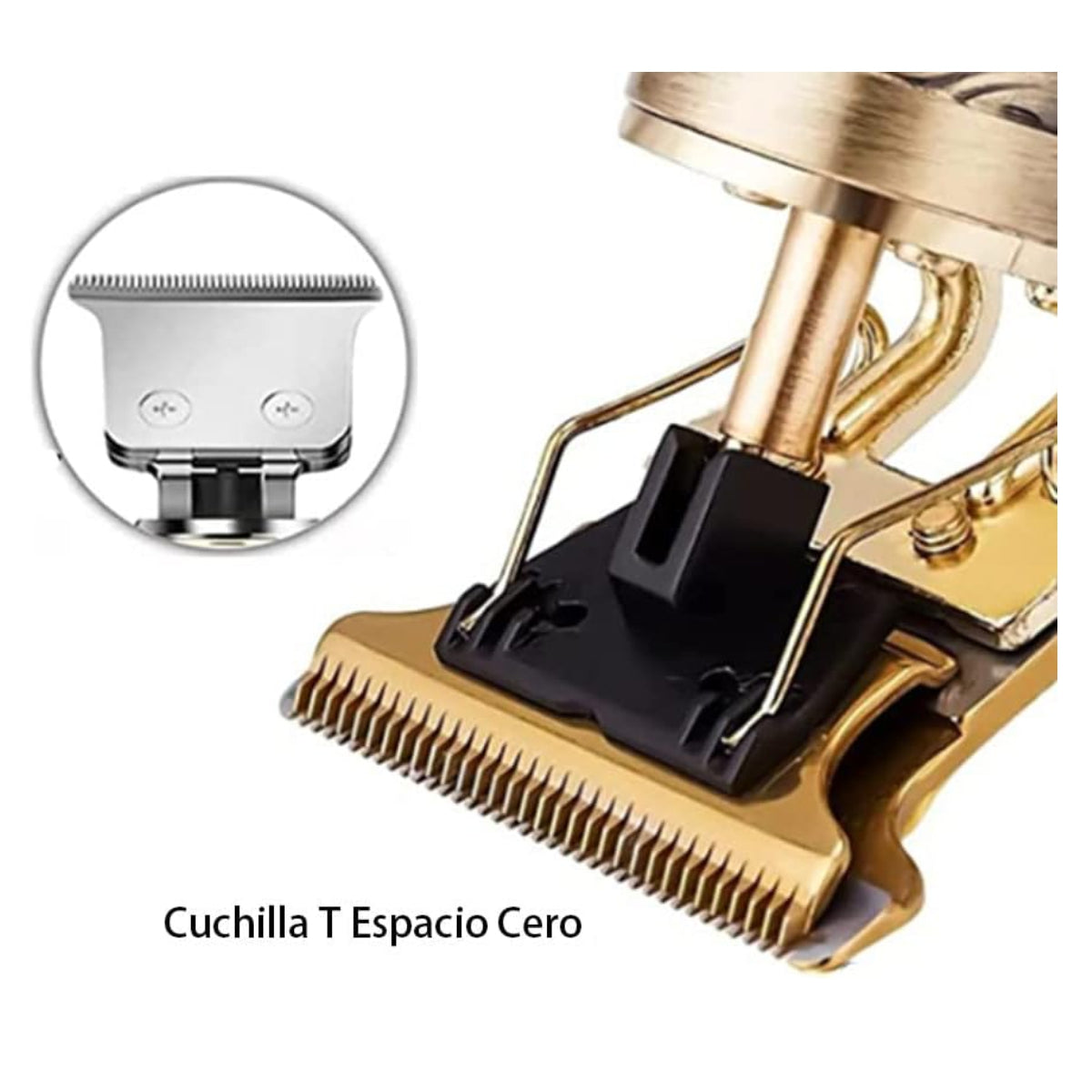 Patillera profesional inalámbrica tipo barbera Buda - Máquina recortadora de cabello y barba de alta precisión