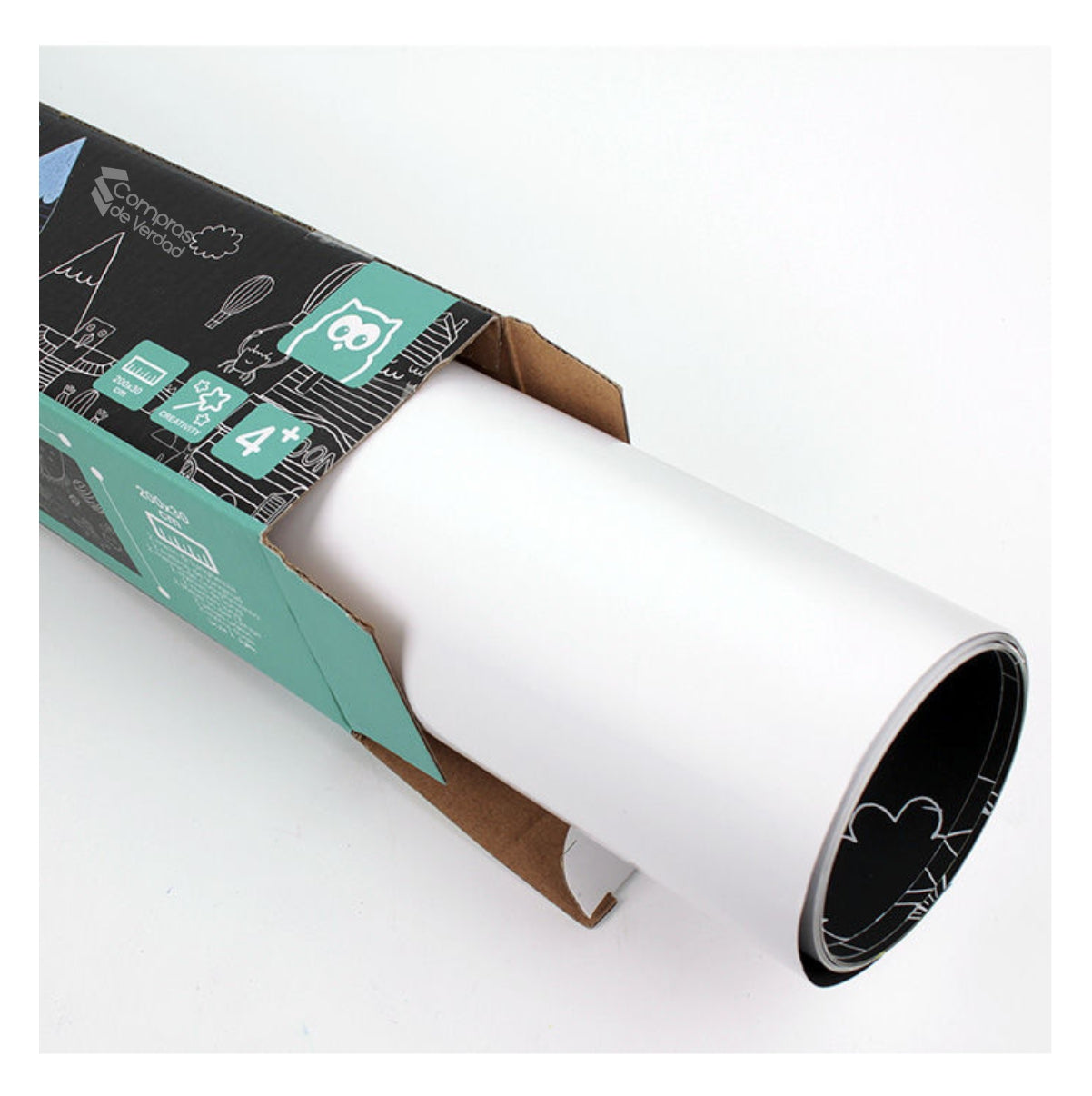 Rollo póster mágico para raspar 200 × 30 cm – papel interactivo para niños, creatividad y motricidad fina