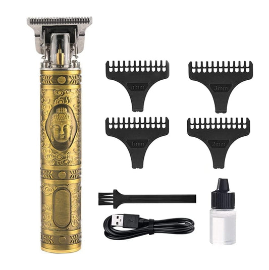 Patillera profesional inalámbrica tipo barbera Buda - Máquina recortadora de cabello y barba de alta precisión