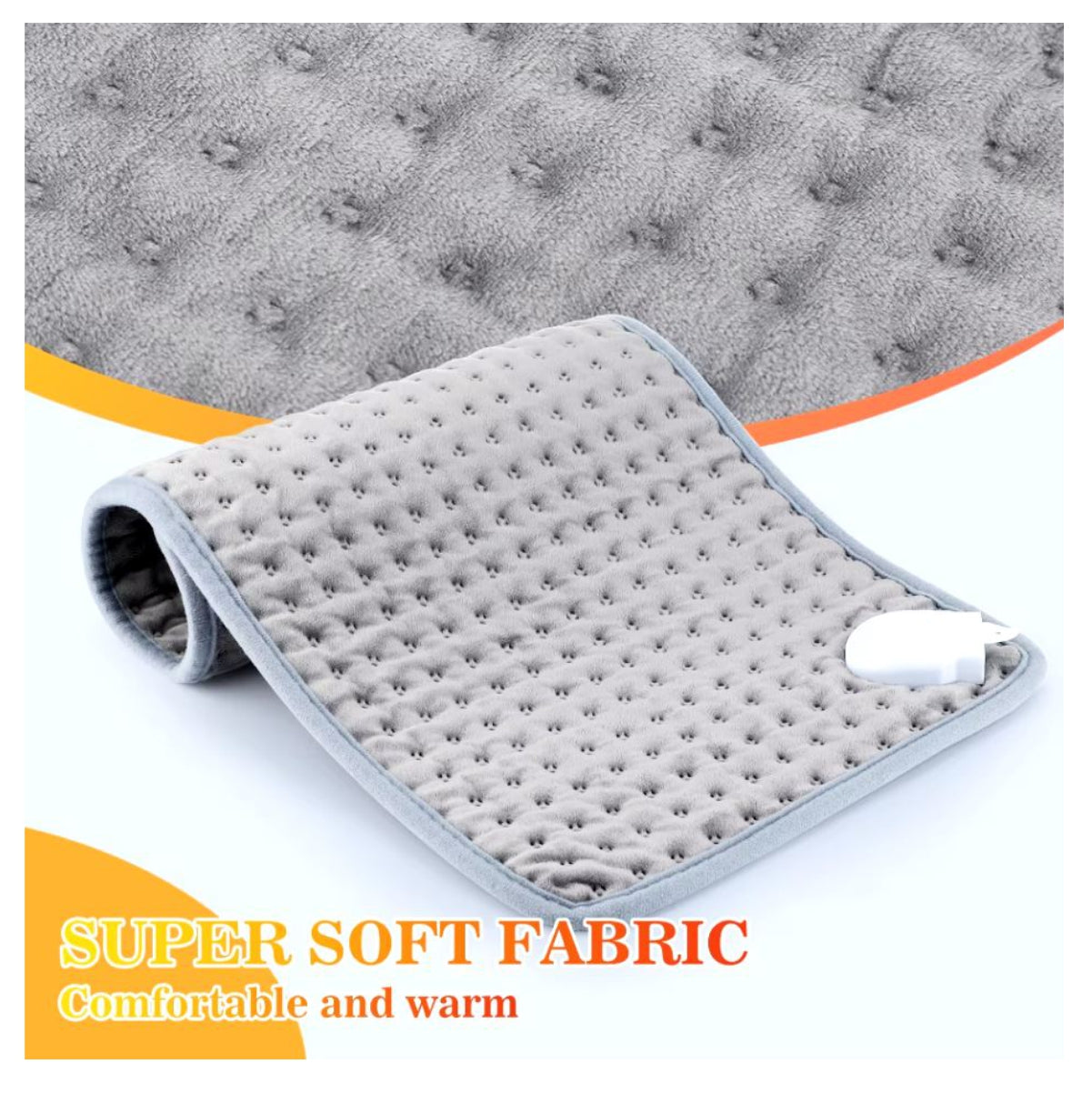 Manta Térmica Eléctrica para Fisioterapia y Dolor Muscular | Almohadilla con Control de Temperatura y Apagado Automático