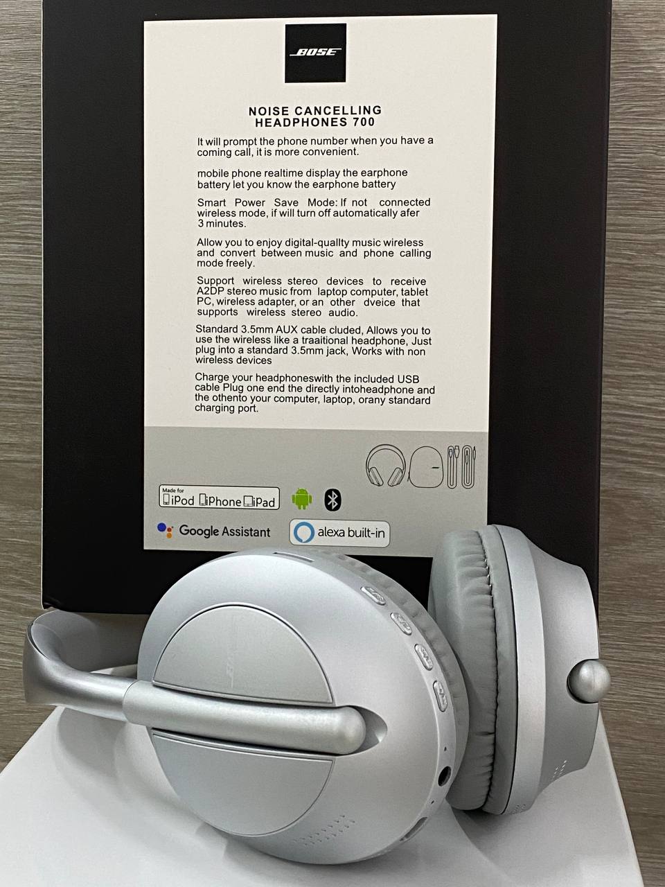 Audífonos Diadema Bose 700 Bluetooth Inalámbricos con Estuche | Cancelación de Ruido y Sonido Premium