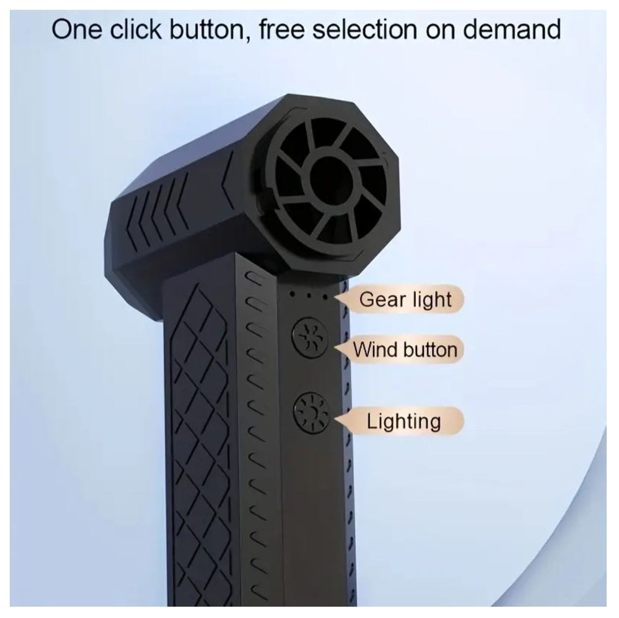 Sopladora Turbo  + Aspiradora 2 en 1 Inalámbrica con Estuche – Brushless, Portátil y Potente para Auto, Hogar y Camping