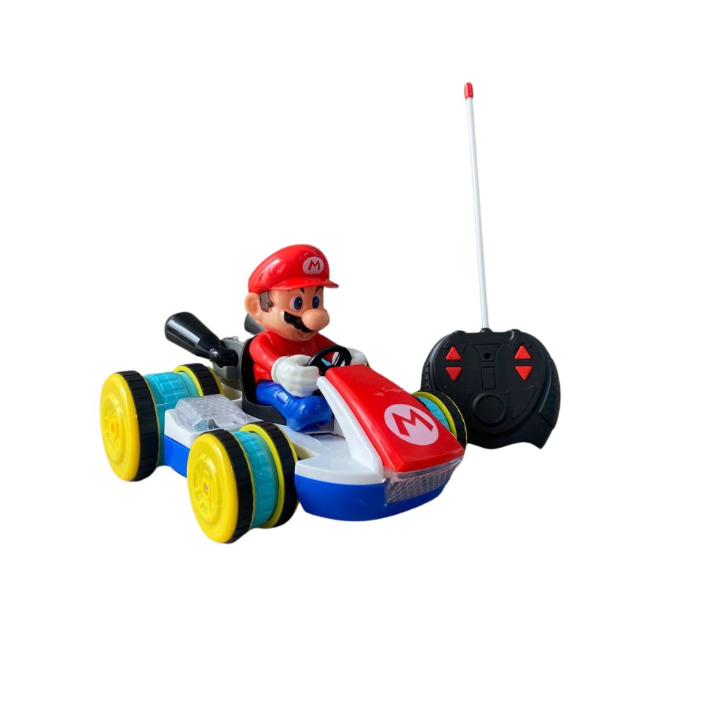 Carro a control remoto Mario Kart – vehículo RC con luces y sonido para niños en Colombia