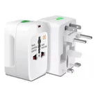 Adaptador Universal de Corriente para Viaje | Toma Corriente Eléctrica Internacional US EU UK AUS con Protección