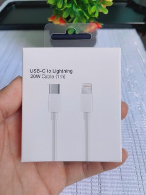Cable iPhone USB-C a Lightning 1 Metro Tipo Original | Carga Rápida y Transferencia de Datos
