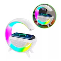 Lámpara Parlante Bluetooth con Cargador Inalámbrico y Luz LED | 4 en 1 Multifuncional